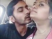 Sweet Indian couple making love