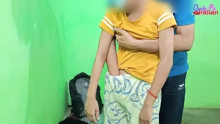 18 year Student real Desi Virgin Teen India girl first time boobs and pussy Love Hardcore Anal Fingering Girlfriend School 20