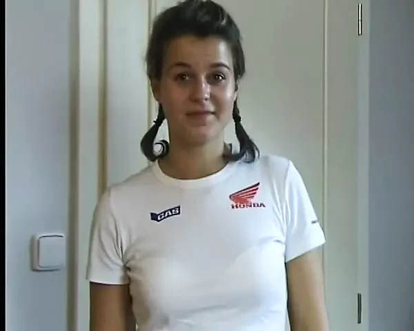Lenka’s First Porn Performance Is a Brunette Whore Who